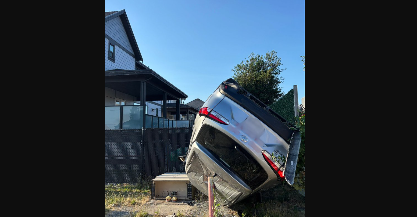 ‘N’ driver involved in Abbotsford rollover crash, police say