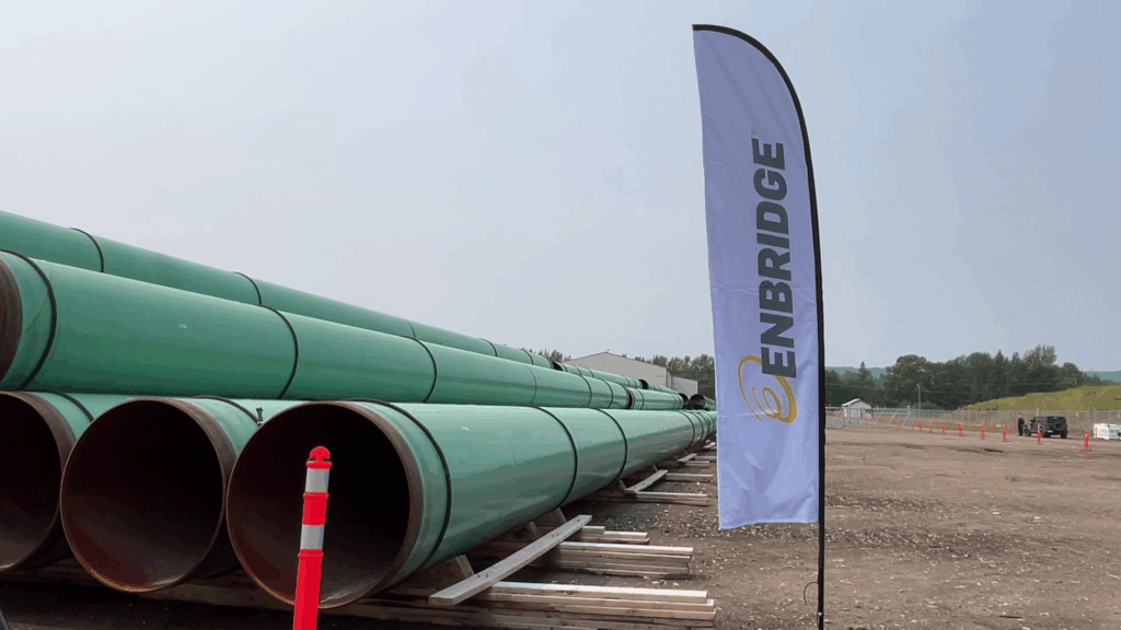 Officials launch the Enbridge Sunrise Expansion Program in Prince George, B.C. on Monday July 20, 2026. (CityNews Image)