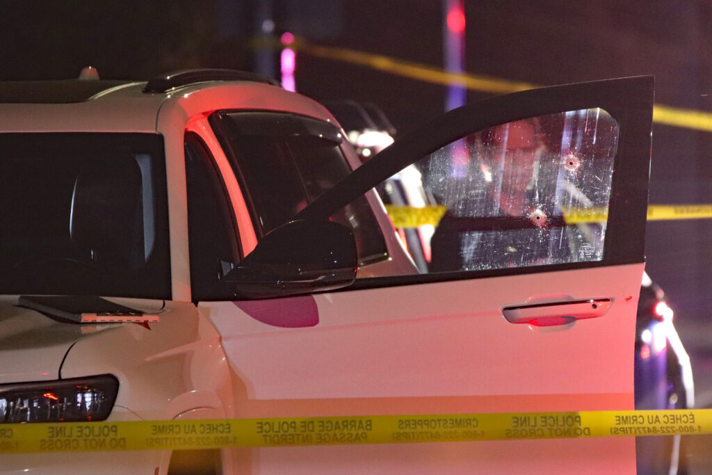 A significant police presence was visible in Maple Ridge on 236 Street near 114A Avenue in the evening of Aug. 18, 2026.