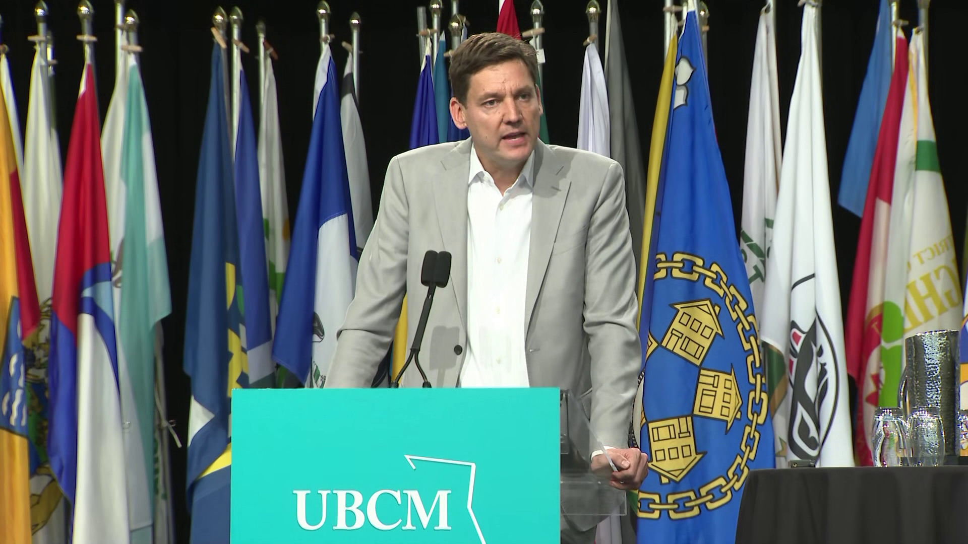 British Columbia Premier David Eby speaks at the UBCM conference in Vancouver on Friday, Sept. 18, 2026. (CityNews image)